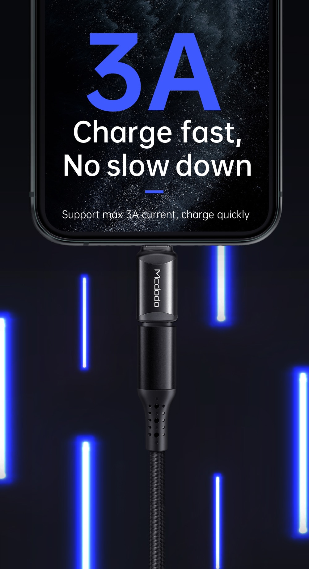 Picture of Mcdodo 3A OTG Adapter USB Type C to Lightning (not support earphone)