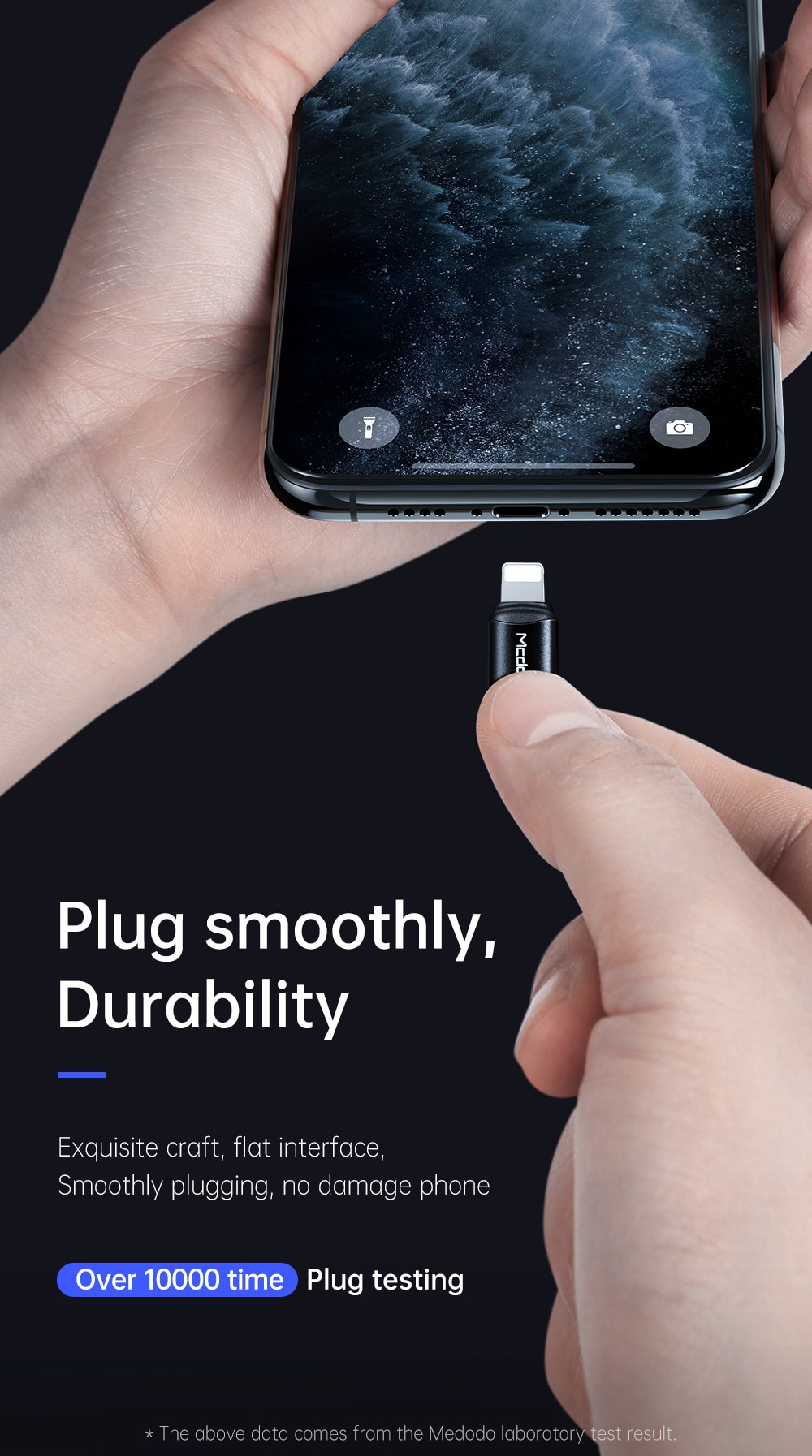 Picture of Mcdodo 3A OTG Adapter USB Type C to Lightning (not support earphone)