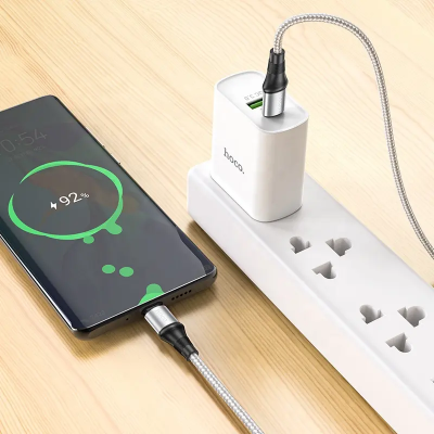Picture of Hoco Cable Type-C to Type-C X50 Exquisito 100W charging data sync-1M