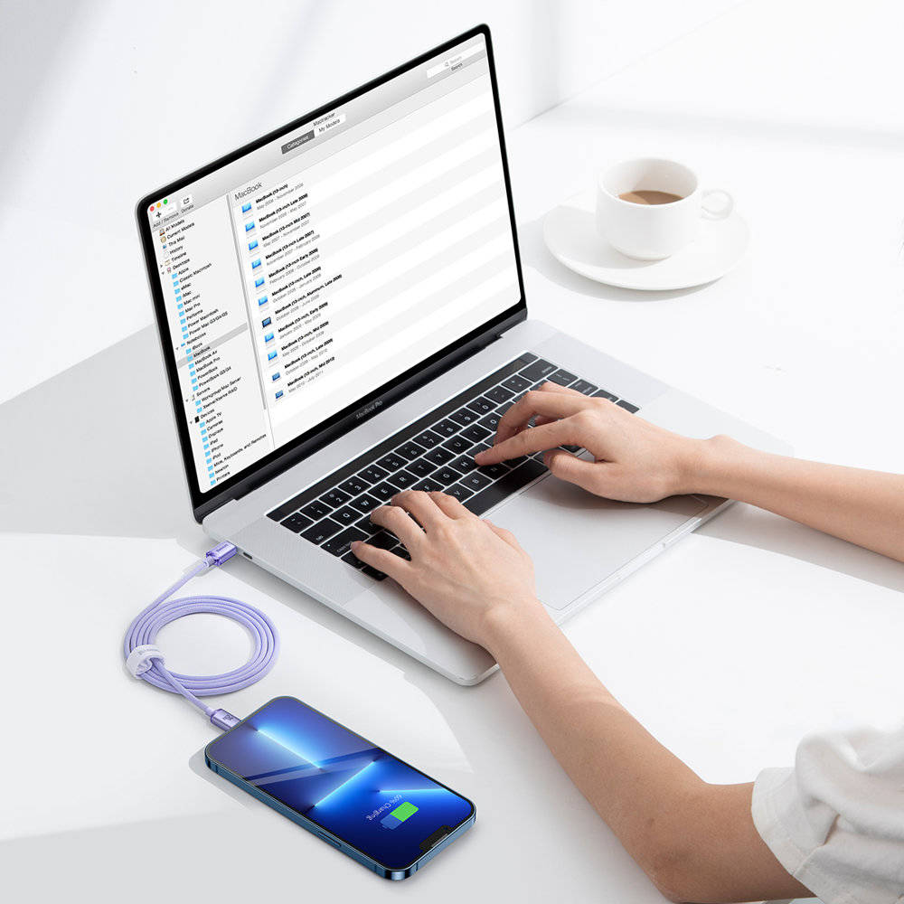 Picture of Baseus Crystal Shine Series 20W Fast Charging Type-C to Lightning 1.2m Data Cable