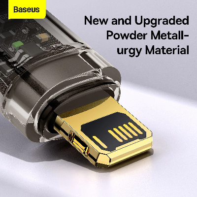 Picture of Baseus Lightning Explorer Series Auto Power-Off Fast Charging Data Cable USB to IP 2.4A