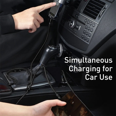 Picture of Baseus Rapid Series 3 in 1 Fast Charging Data Cable Type-C to M+L+C
