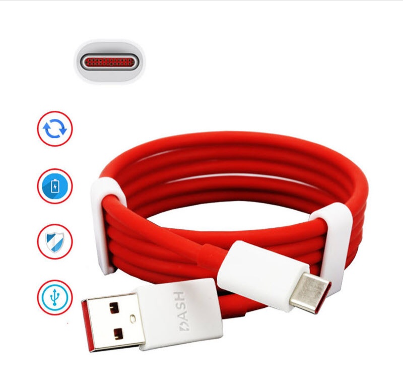 Picture of Official Oneplus 7T pro 7T Warp Fast Charger cable 6A Dash Quick USB Type-C data cable for One plus 7Pro 7 6T 6 5T 5 3