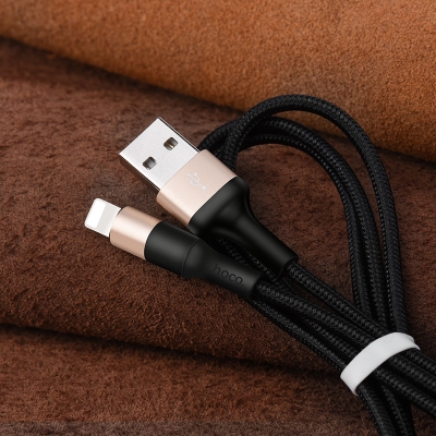 Picture of hoco X26 Xpress charging data cable for USB to Lightning -1m