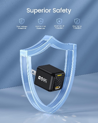 Picture of AOHI MAGCUBE 30W PD Fast Charger with USB-C to USB-C Cable