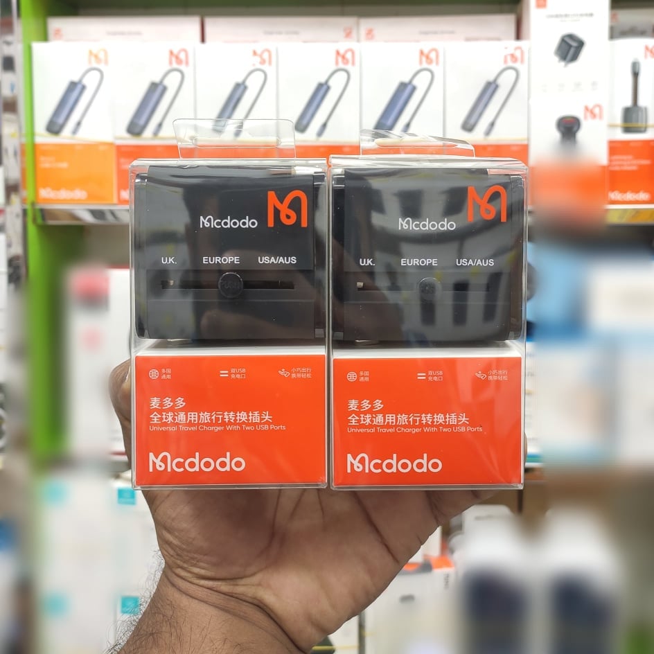 Picture of Mcdodo CP-2020 6 IN 1 Universal Travel Charger Dual USB Adapter