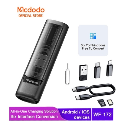 Picture of Mcdodo Wf-172 Usb Cable Adapter All-In-One Charging Conversion Suit - Type C Cable