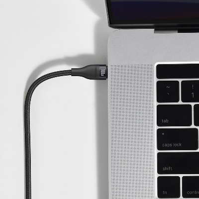 Picture of Baseus Type-C - Type-C Cable Flash Series 2-in-1 Fast charging Type-C to L+C 100W 1.2m Black