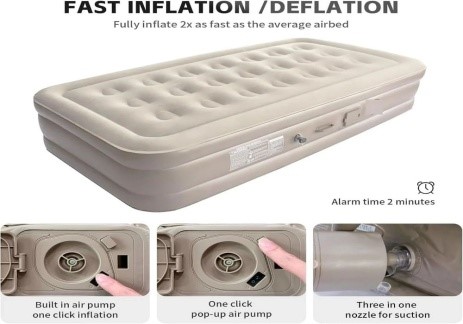 Picture of Inflatable Air Mattress Bed Built-In AC Air Pump