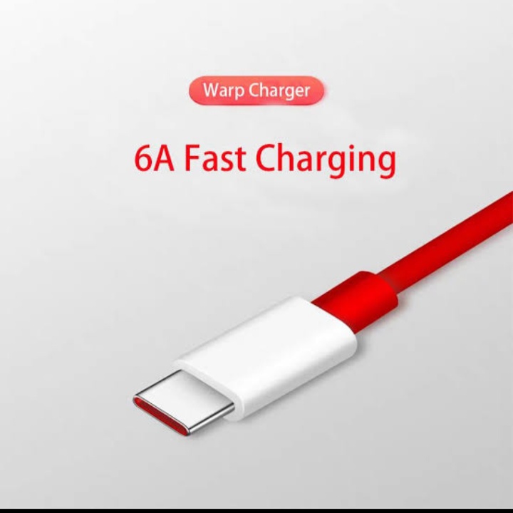 Picture of OnePlus 6A 7 Pro warp Charger Cable Type C Cable For One Plus 6 5T 5 3T 3 Mobile Phone USB 3.1 Data Charge warp Cable 1m