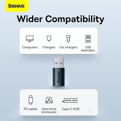 Picture of Baseus Mini Type-C Female To Usb 3.1 Adapter Converter - Type C Cable