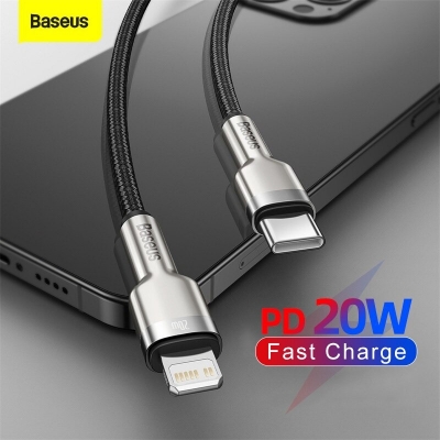 Picture of Baseus Cafule Series Metal Data Cable Type-C to iP PD 20W 25 cm