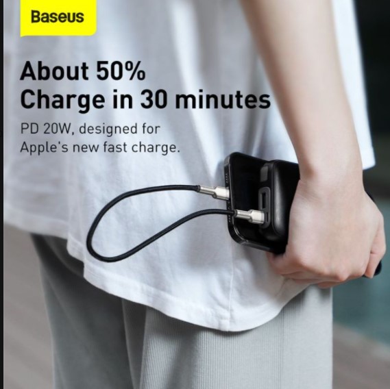 Picture of Baseus Cafule Series Metal Data Cable Type-C to iP PD 20W 25 cm