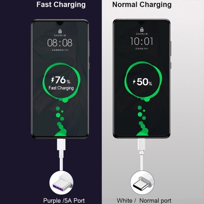 Picture of Xiaomi 6A Turbo Charger Super Fast & Quick Charging Data Cable Type-C For Xiaomi Note 7/7Pro Note 8/8Pro Redmi 9A 8A Note 8T 9S 8 9 Pro K30 K20 Pro Oppo Realme 3 5 6 X50 Pro C2 C3 Cable - Type C Cable