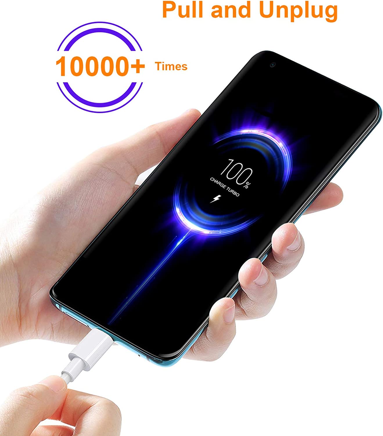 Picture of Xiaomi 6A Turbo Charger Super Fast & Quick Charging Data Cable Type-C For Xiaomi Note 7/7Pro Note 8/8Pro Redmi 9A 8A Note 8T 9S 8 9 Pro K30 K20 Pro Oppo Realme 3 5 6 X50 Pro C2 C3 Cable - Type C Cable