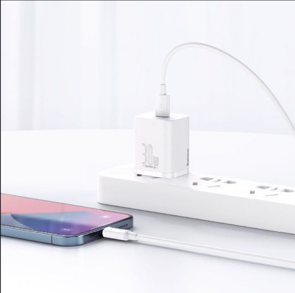 Picture of Baseus Super Si quick charger IC 30W CN White