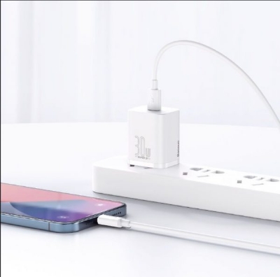 Picture of Baseus Super Si quick charger IC 30W CN White
