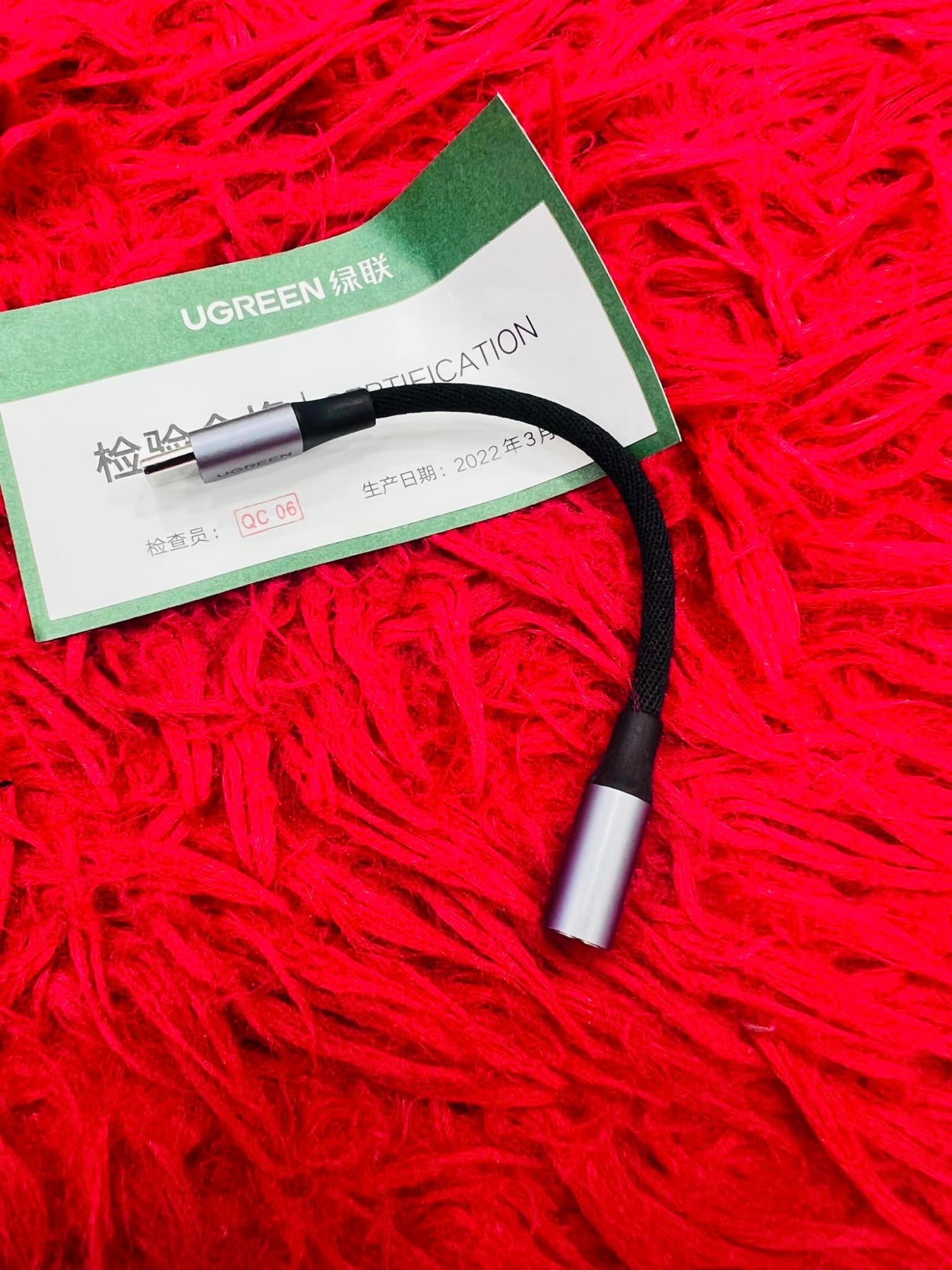 Picture of U GREEN TYPE C TO 3.5MM FEMALE CABLE (30632)