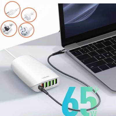 Picture of LDNIO A6573C USB Super Fast Charging 6 Port USB Charger 65W