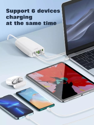 Picture of LDNIO A6573C USB Super Fast Charging 6 Port USB Charger 65W
