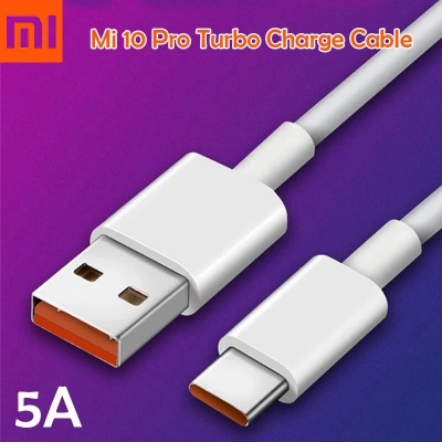 Picture of Xiaomi USB Type C Charge Turbo Cable for Xiaomi 10 Pro 50W 5A Super Fast Charging Cable for Xiaomi 10 Fast Data Sync Transfer Cables for Xiaomi 10T/Note 10 Pro/Note 10/9 Redmi K30 Pro Realme 7 3.3FT
