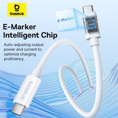 Picture of Baseus Cable Thunderbolt 4 Superior Series 2 USB4 8K 40gbps Full-Function Fast Charging Cable Type-C to Type-C 240W 1m