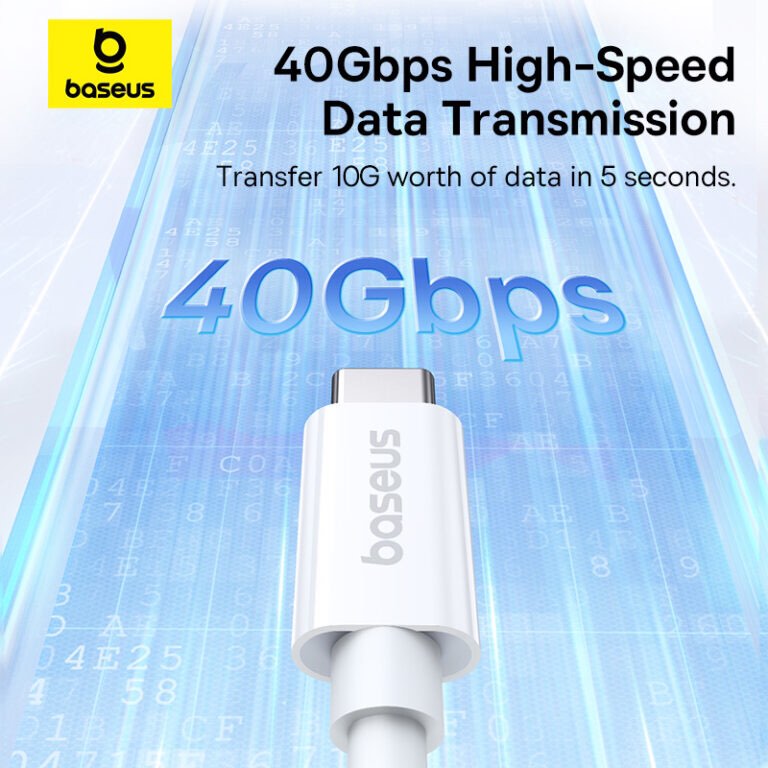 Picture of Baseus Cable Thunderbolt 4 Superior Series 2 USB4 8K 40gbps Full-Function Fast Charging Cable Type-C to Type-C 240W 1m
