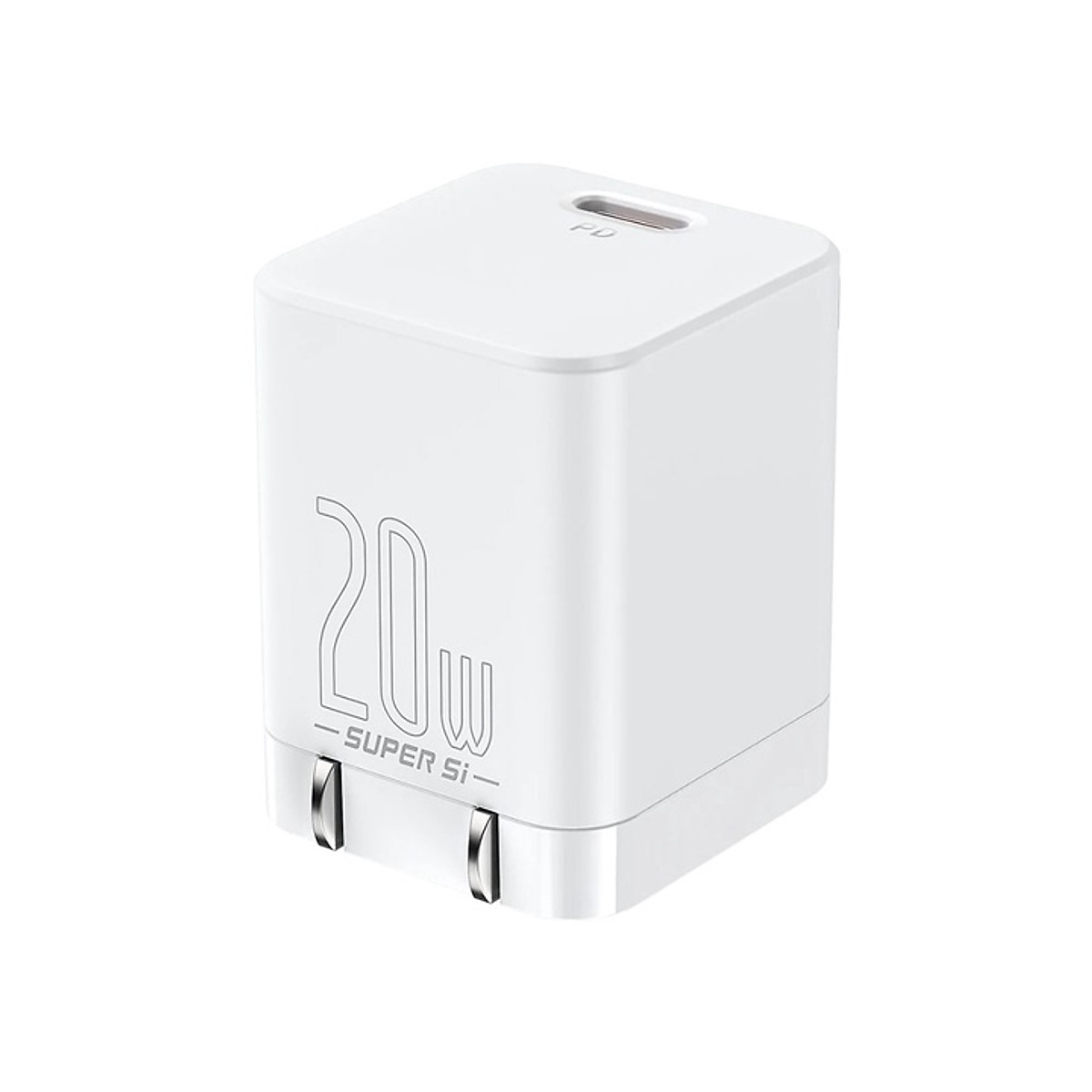 Picture of Baseus  20W  Super Si Pro 1C Quick Charger white (Only Adapter, Cable Not Included)