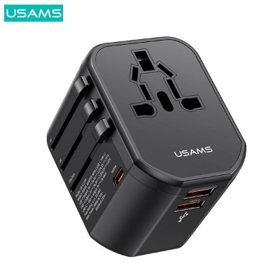 Picture of USAMS-CC179 T59 20W Dual USB +Type-C Universal Travel Charger (US/AU/UK/EU)
