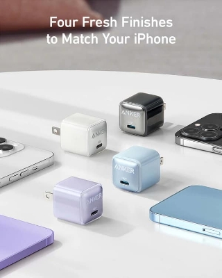 Picture of Anker Nano Pro, 20W PIQ 3.0 Durable Compact Fast Charger, USB C Charger for iPhone 13/13 Mini/13 Pro/Pro Max/12, iPad and More