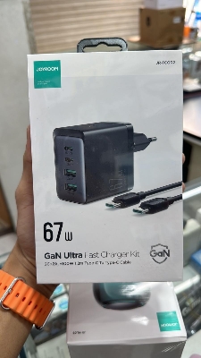 Picture of Joyroom TCG02 67W 2C2A Fast Charger+100W C to C Cable 1.2m (TCG02)- Black