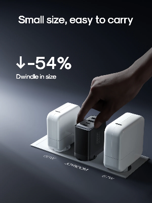 Picture of Joyroom TCG02 67W 2C2A Fast Charger+100W C to C Cable 1.2m (TCG02)- Black