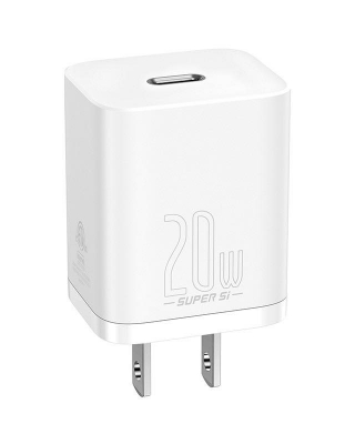 Picture of Baseus 20w Charger Super Si USB C For iPhone 12 Pro Max Support Type C PD Fast Charging Portable Phone Charger For iP 11 Pro Max