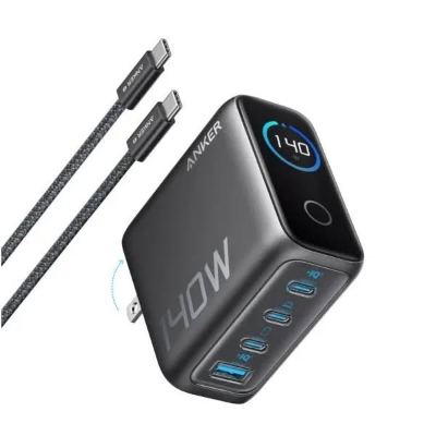 Picture of Anker Zolo Charger For Phone Tablet and Laptop (140W, 4-Port, PD 3.1) with USB-C Cable