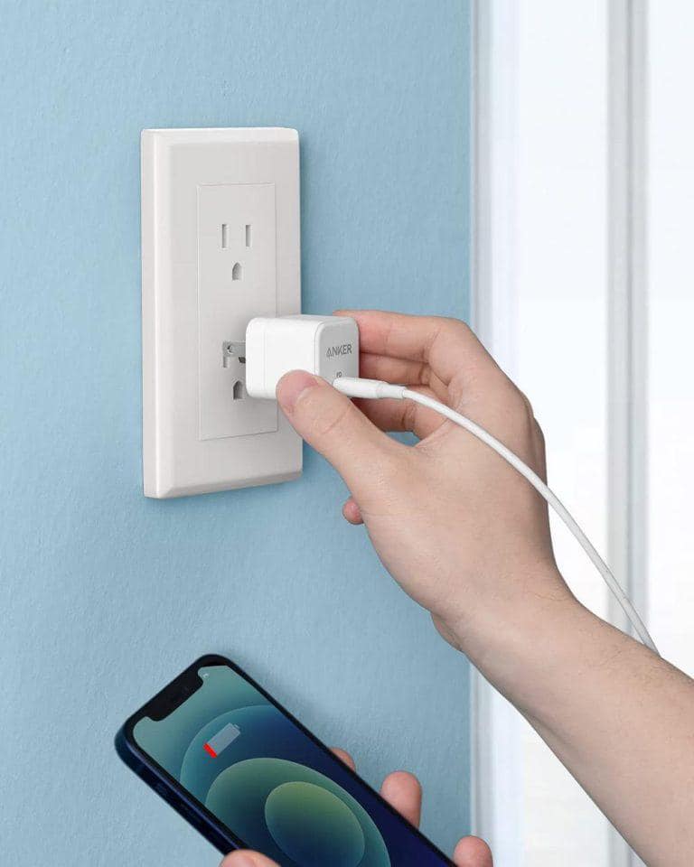 Picture of Anker PowerPort III 20W Cube Charger with USB-C to Lightning Cable