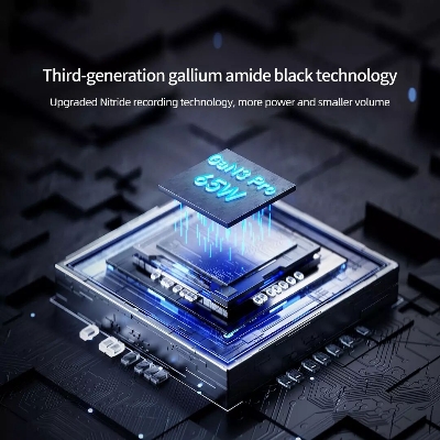 Picture of Baseus 65W GaN3 Pro Desktop Charger Power Strip US Plug Charging Station Fast Charger For ip 13 12 Xmi Samsung Laptop