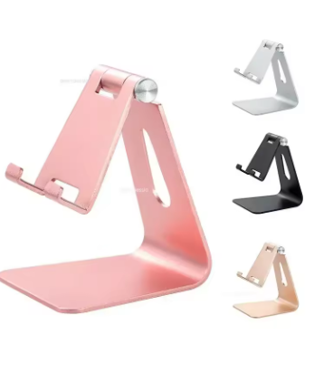 Picture of Aluminum Mobile Phone Stand Adjustable Cell Phone Desktop Stand For Mobile and Tab - Mobile Stand