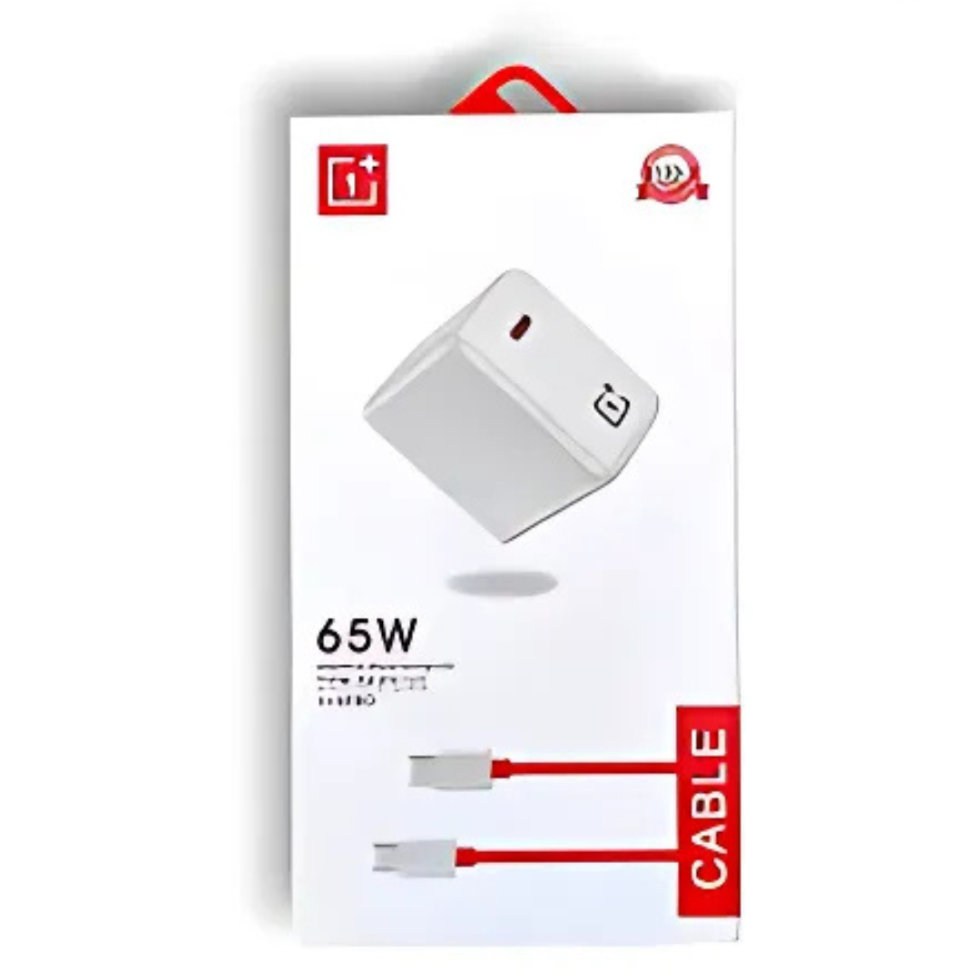 Picture of One plus 65W PD Warp Charger with Type-C to Type-C cable