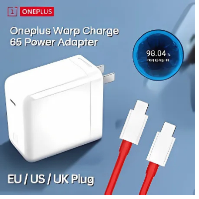 Picture of One plus 65W PD Warp Charger with Type-C to Type-C cable