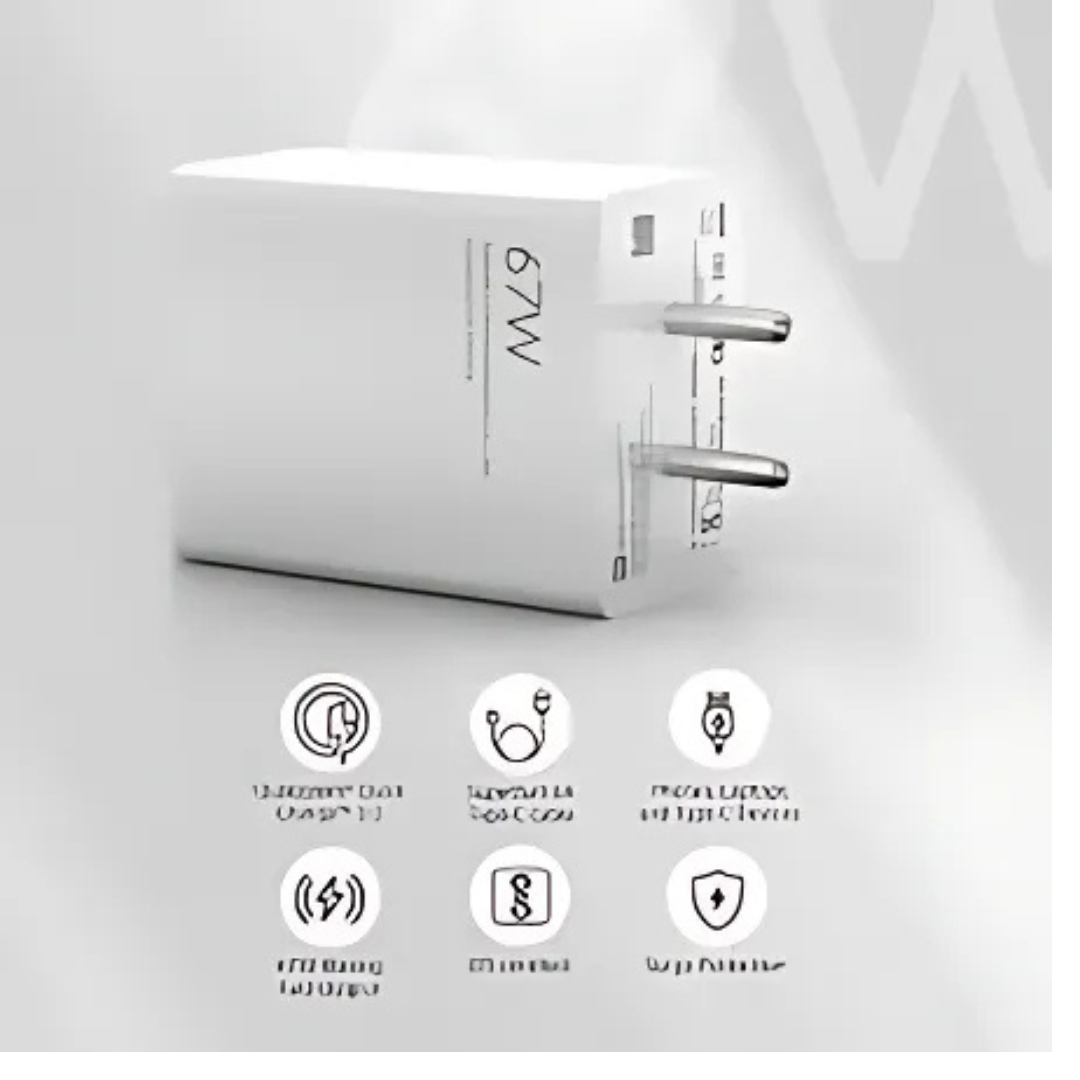 Picture of Mi 67W SonicCharge 3.0 Charger Combo With USB To Type-C Cable
