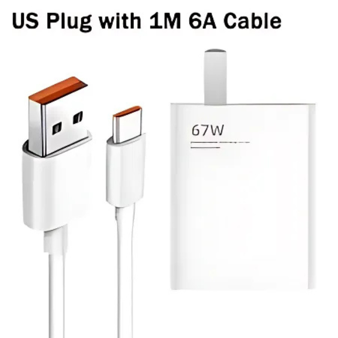 Picture of Mi 67W SonicCharge 3.0 Charger Combo With USB To Type-C Cable