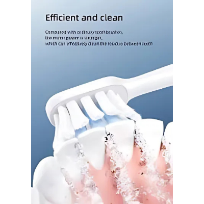 Picture of Replaceable Brush Heads for XIAOMI MIJIA T301 T302 Soft DuPont Clean Bristle WhiteBlue