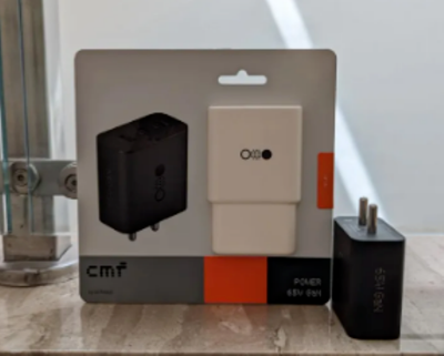 Picture of CMF by Nothing Gan Charger 65W Adapter, 3 Port USB Type C to A Wall Charging Adaptor Compatible with CMF Phone 1/Nothing Phone 2/Phone 2A Plus/Phone 2A/Phone 1/Samsung S24 Ultra/iPhone 16/Tab, Black