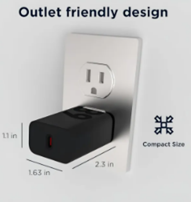 Picture of Motorola 68W Gan Turbo Power Fast C-Type Charger for Motorola Edge 60 Pro/Edge 60 Fusion/Edge 50 Fusion/Edge 50 Ultra/50 Pro/Razr 50 Ultra/Moto G45/G54/Moto E40/Moto G35 & Support Other USB C Devise