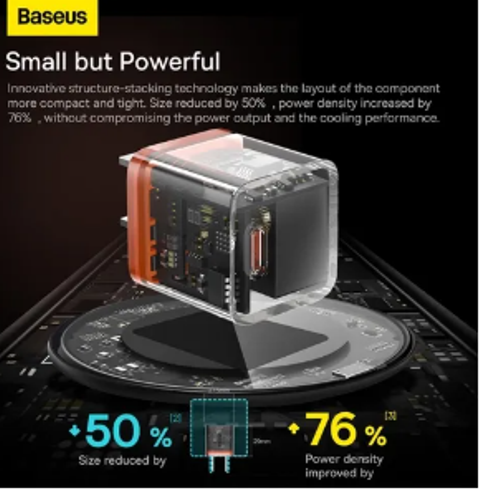 Picture of Baseus Charger 20W For Apple Iphone 14 13 12 11 Series GaN5 Fast Charger 1C CN Adapter