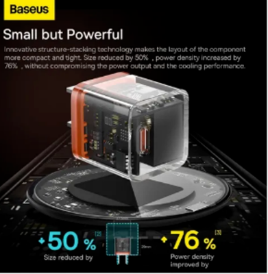 Picture of Baseus Charger 20W For Apple Iphone 14 13 12 11 Series GaN5 Fast Charger 1C CN Adapter
