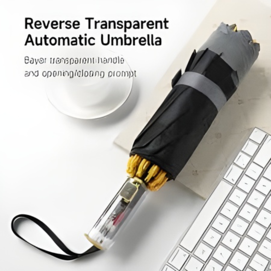 Picture of Konggu Ten Bone Reverse Mechanical Automatic Umbrella UPF 50+ UV Protection