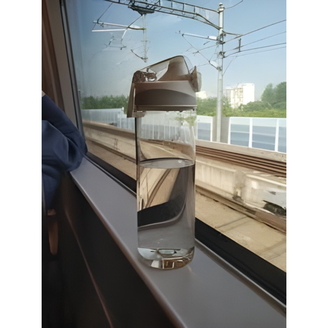 Picture of Quange Hello Life Tritan Water Bottle – BPA-Free Leakproof Sports Cup (480ML / 620ML)