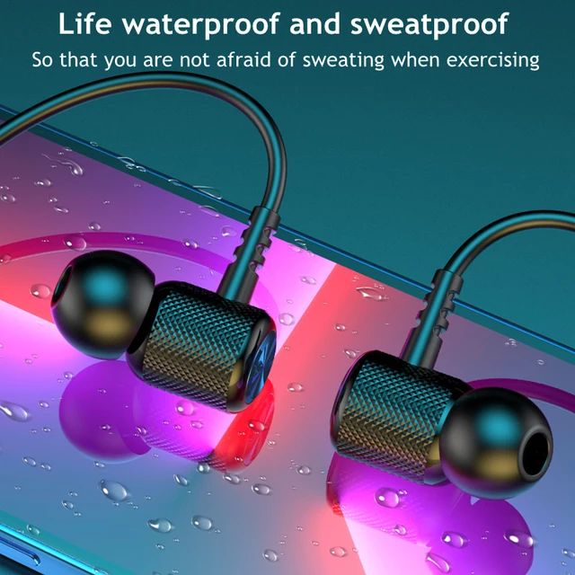 Picture of  Bluetooth 5.0 Wireless Earphones Headphones TWS Magnetic Neckband Earphones IPX7 Waterproof Sport Headset with Micphone