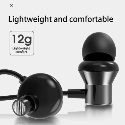 Picture of Original Lenovo 3.5mm HF130 In-ear Wired Earphone Sound Heavy Subwoofer Driver Stereo Earbuds Sports Headphone With Mic Headset